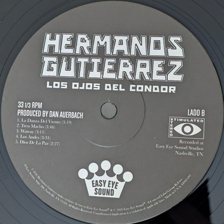 Hermanos Gutiérrez (2) : Los Ojos Del Condor (LP, Album)