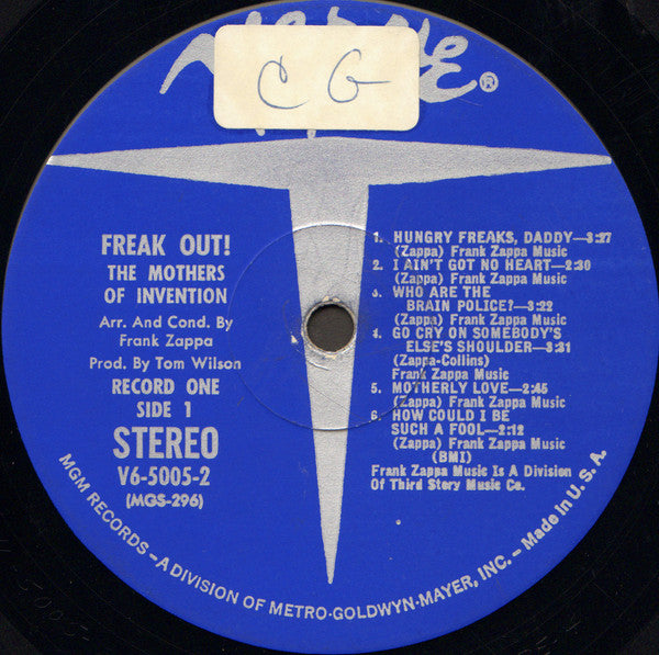 The Mothers : Freak Out! (2xLP, Album, RP)