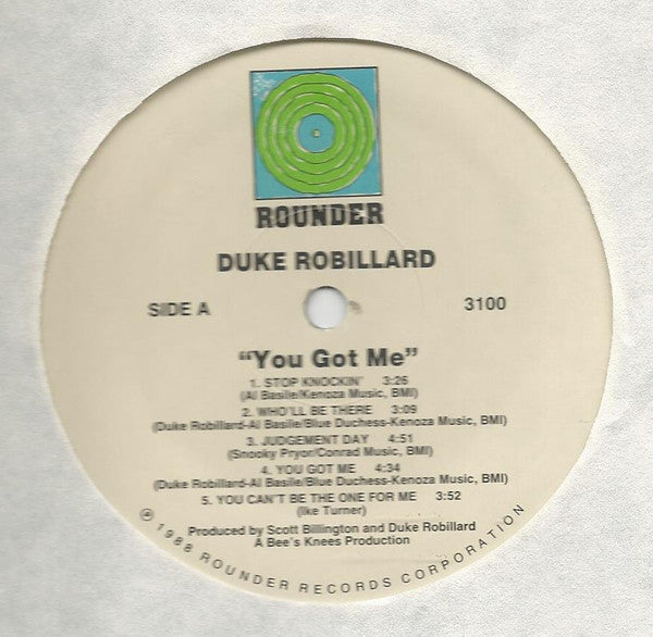 Duke Robillard With  Dr. John, Ron Levy, The Pleasure Kings : You Got Me (LP)