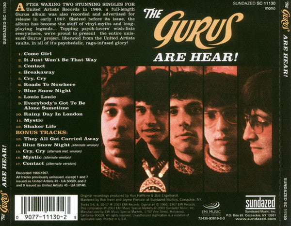The Gurus (4) : The Gurus Are Hear! (CD, Album, Mono)