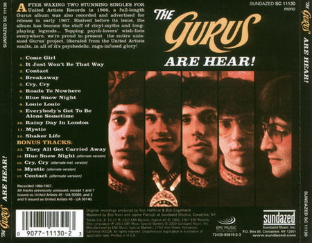 The Gurus (4) : The Gurus Are Hear! (CD, Album, Mono)