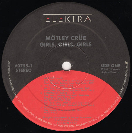 Mötley Crüe : Girls, Girls, Girls (LP, Album, Spe)