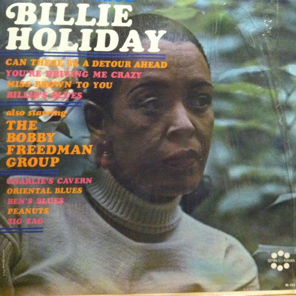 Billie Holiday Also Starring The Bobby Freedman Group : Misty & Blue (LP, Comp, RE)