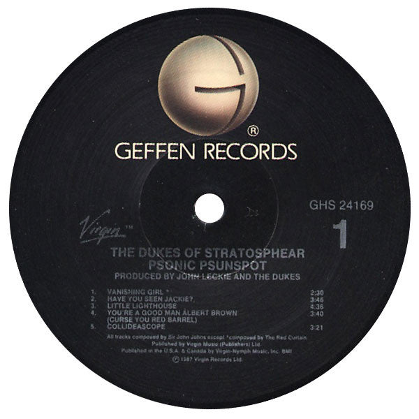 The Dukes Of Stratosphear : Psonic Psunspot (LP, Album, All)