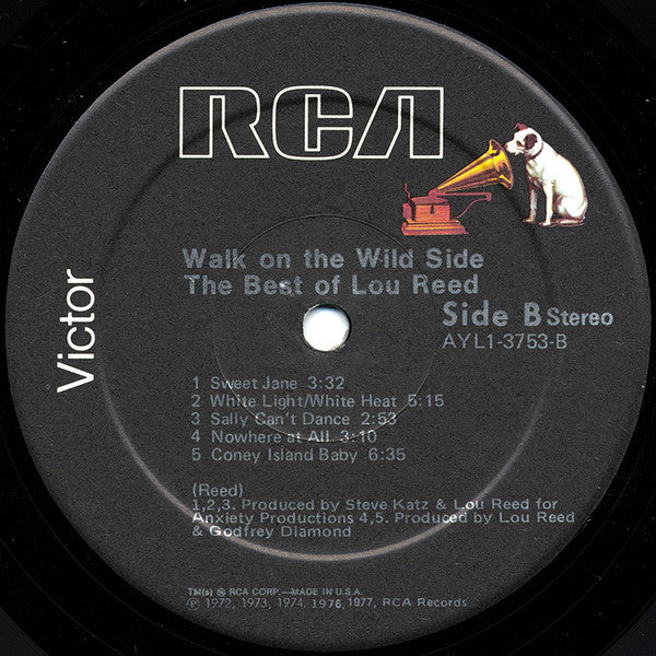 Lou Reed : Walk On The Wild Side - The Best Of Lou Reed (LP, Comp, RE, Ind)