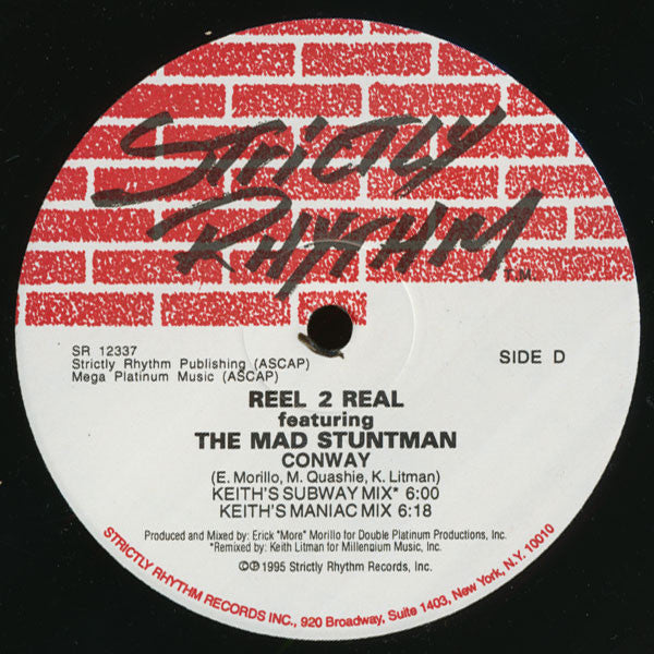 Reel 2 Real Featuring The Mad Stuntman : Conway (2x12")