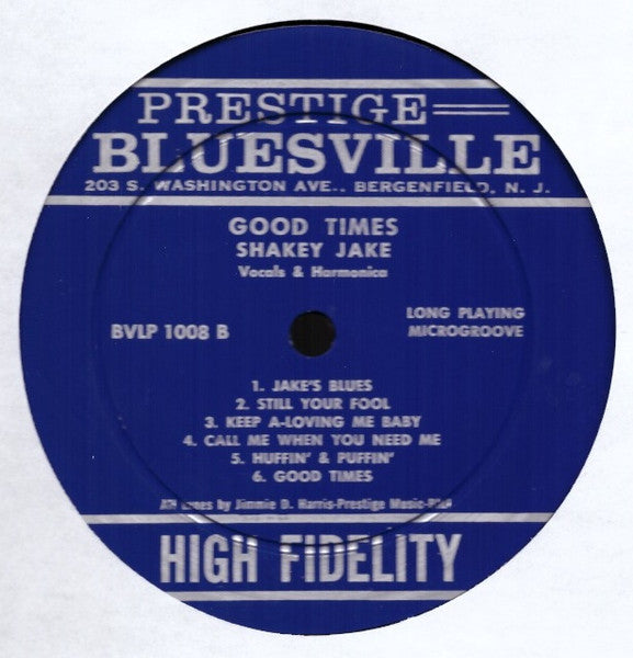 Shakey Jake : Good Times (LP, Album, Mono)