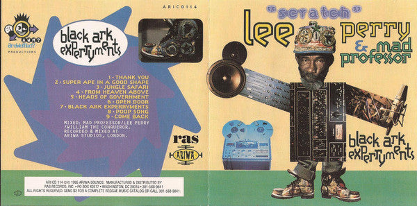 Lee "Scratch" Perry* & Mad Professor : Black Ark Experryments (CD, Album)