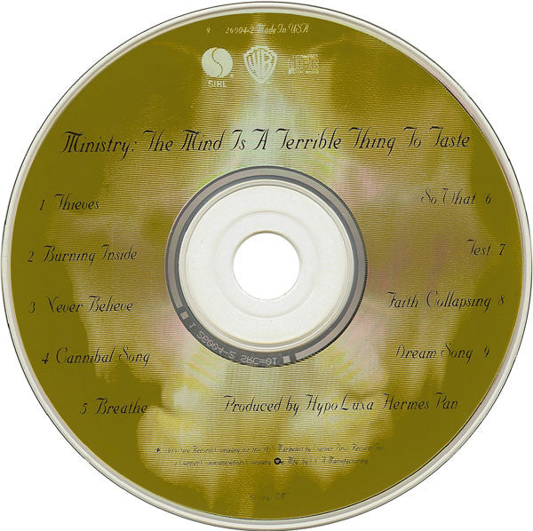 Ministry : The Mind Is A Terrible Thing To Taste (CD, Album)