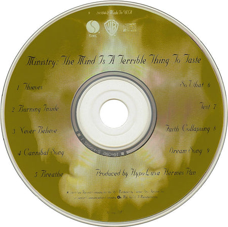 Ministry : The Mind Is A Terrible Thing To Taste (CD, Album)