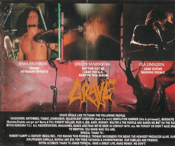 Grave (2) : You'll Never See... (Cass, Album)