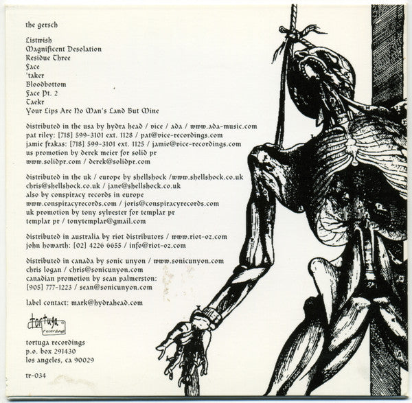 The Gersch : The Gersch (CD, Album, Promo)