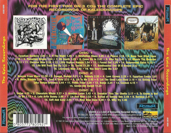 Kaleidoscope (3) : Pulsating Dream (The Epic Recordings) (3xCD, Comp, RM)