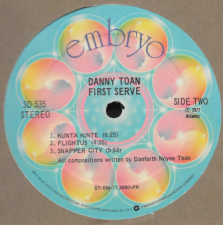 Danny Toan : First Serve (LP, Album)