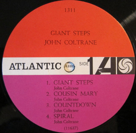 John Coltrane : Giant Steps (LP, Album, Mono, RP)