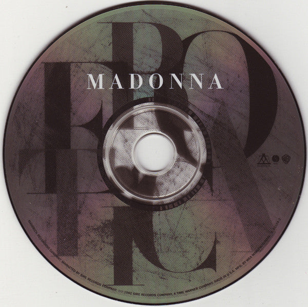 Madonna : Erotica (CD, Album, Cle)