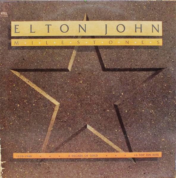 Elton John : Milestones (LP, Comp, 74)