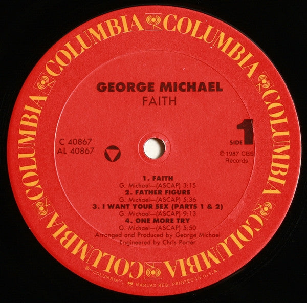 George Michael : Faith (LP, Album, Car)