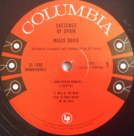 Miles Davis : Sketches Of Spain (LP, Album, RSD, Mono, Num, RE, 180)