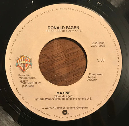 Donald Fagen : New Frontier / Maxine (7")