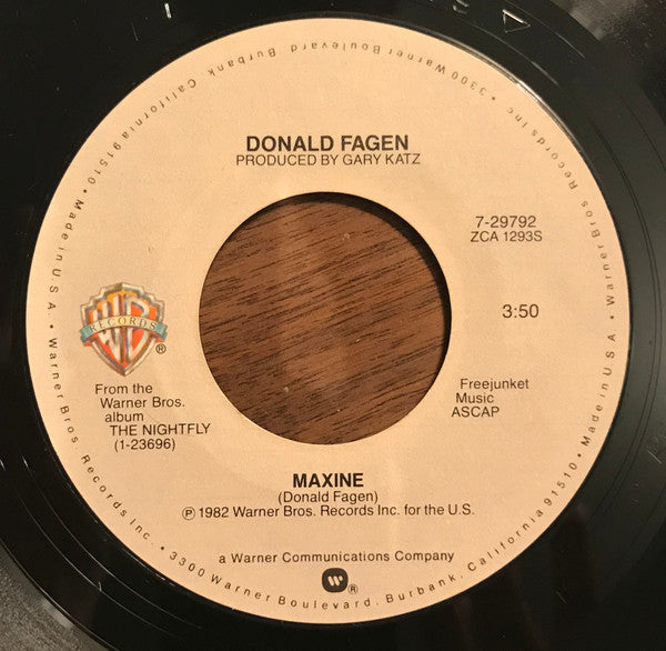 Donald Fagen : New Frontier / Maxine (7")
