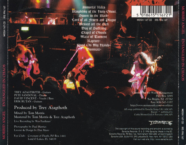 Morbid Angel : Entangled In Chaos (CD, Album)