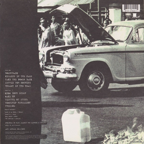 Rage Against The Machine : Rage Against The Machine (LP, Album, RE, RM, 180)
