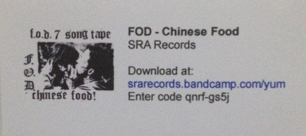 Flag Of Democracy : Chinese Food! (Cass, Whi)