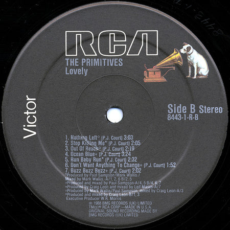 The Primitives : Lovely (LP, Album)