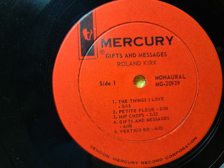 Roland Kirk : Gifts & Messages (LP, Album, Mono)