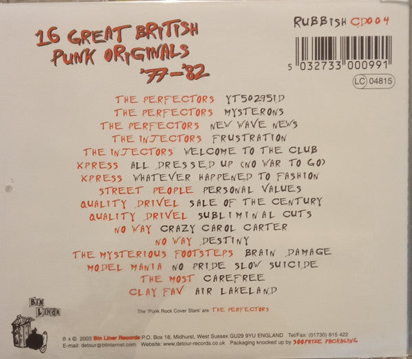 Various : Bored Teenagers Vol. 3: 16 Great British Punk Originals '77-'82 (CD, Comp)