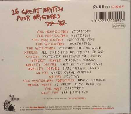 Various : Bored Teenagers Vol. 3: 16 Great British Punk Originals '77-'82 (CD, Comp)