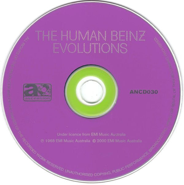 The Human Beinz : Evolutions (CD, Album, RE)