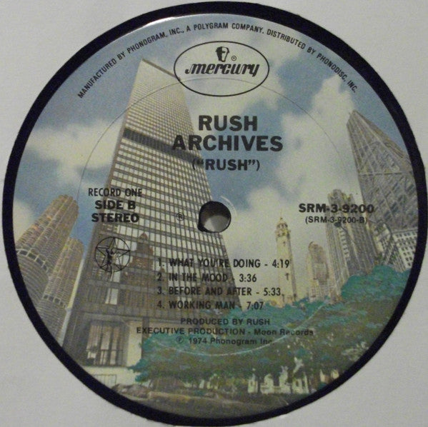 Rush : Archives (LP, Album, RE + LP, Album, RE + LP, Album, RE + Co)