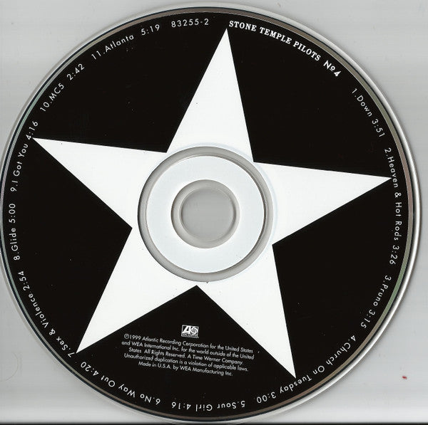 Stone Temple Pilots : Nº4 (CD, Album, Jew)