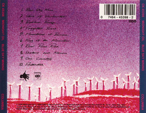 Midnight Oil : Blue Sky Mining (CD, Album)
