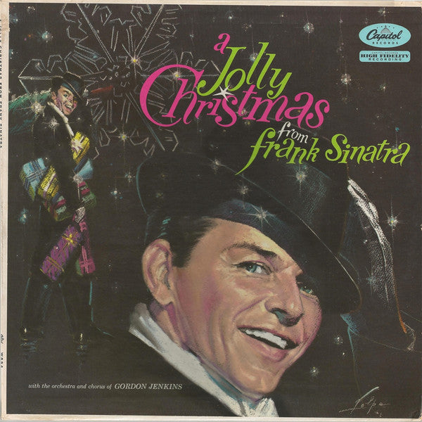 Frank Sinatra : A Jolly Christmas From Frank Sinatra (LP, Album, Mono, Scr)