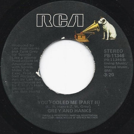Grey And Hanks : You Fooled Me (7")