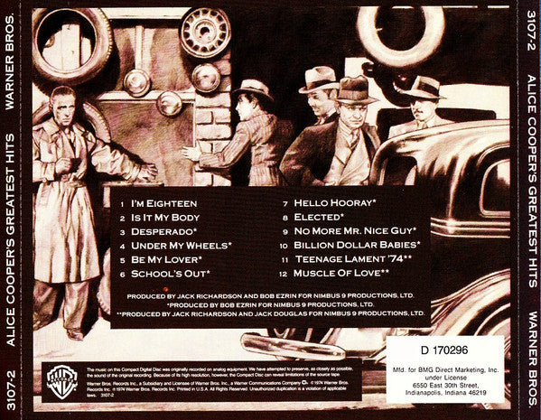 Alice Cooper : Alice Cooper's Greatest Hits (CD, Comp, Club, RE)