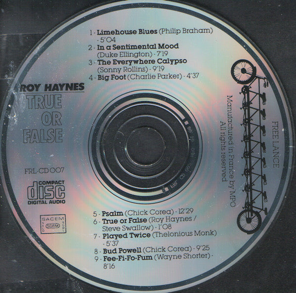 Roy Haynes : True Or False (CD, Album)