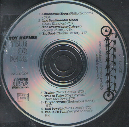 Roy Haynes : True Or False (CD, Album)