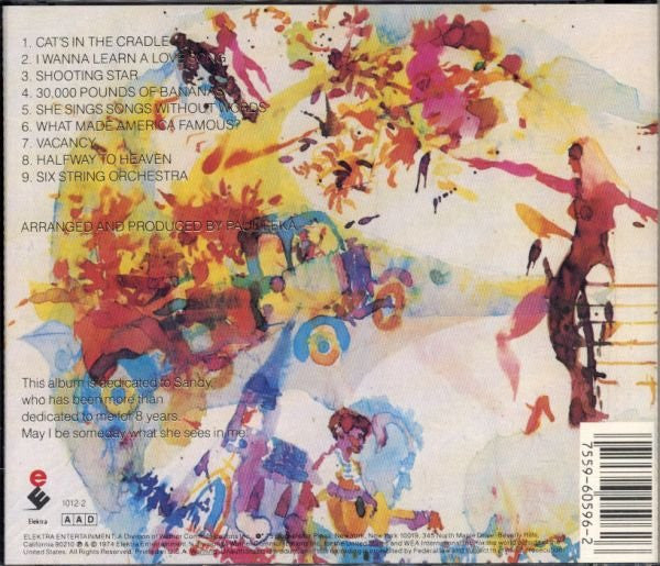 Harry Chapin : Verities & Balderdash (CD, Album)