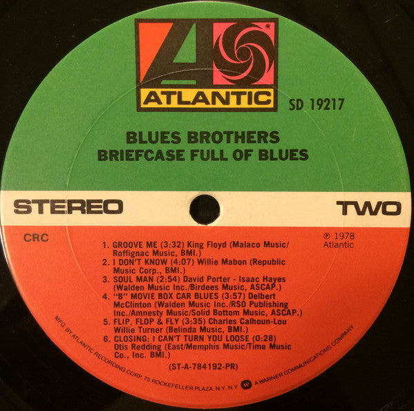 Blues Brothers* : Briefcase Full Of Blues (LP, Album, Club)