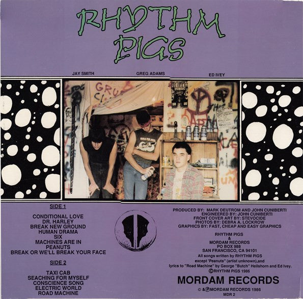 Rhythm Pigs : Rhythm Pigs (LP, Album)
