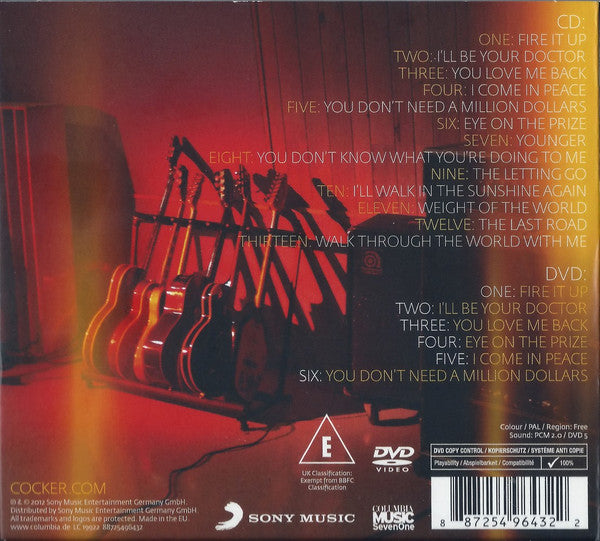 Joe Cocker : Fire It Up (CD, Album, Pre + DVD-V, Copy Prot., PAL)