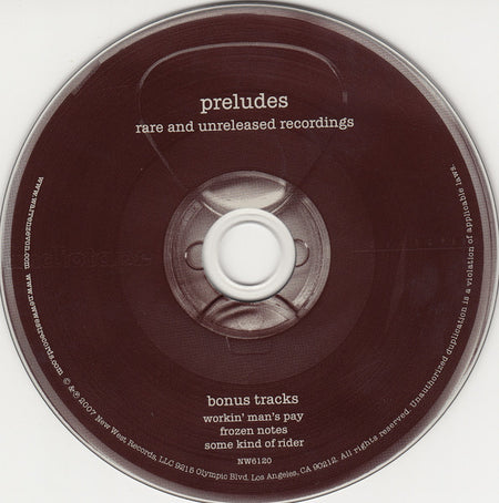 Warren Zevon : Preludes - Rare And Unreleased Recordings (2xCD, Album, Ltd)