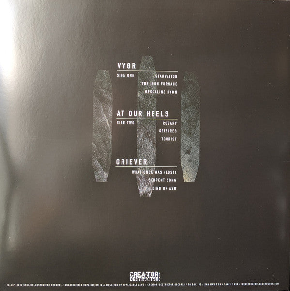 Voyager (28) / At Our Heels / Griever : 3-Way Split (LP, Ltd)