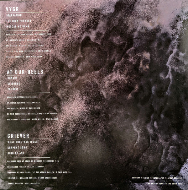 Voyager (28) / At Our Heels / Griever : 3-Way Split (LP, Ltd)