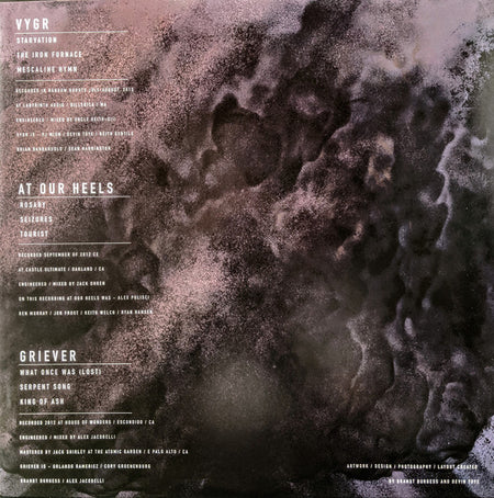 Voyager (28) / At Our Heels / Griever : 3-Way Split (LP, Ltd)