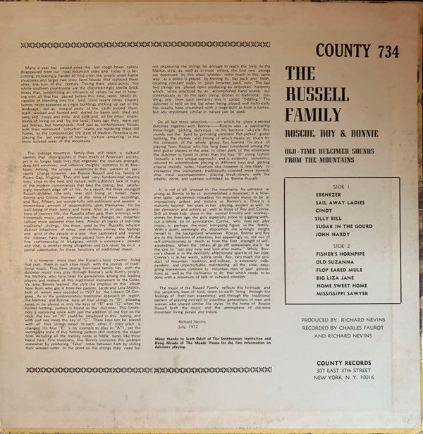 The Russell Family (2) : Russell Family, The (LP, Album)